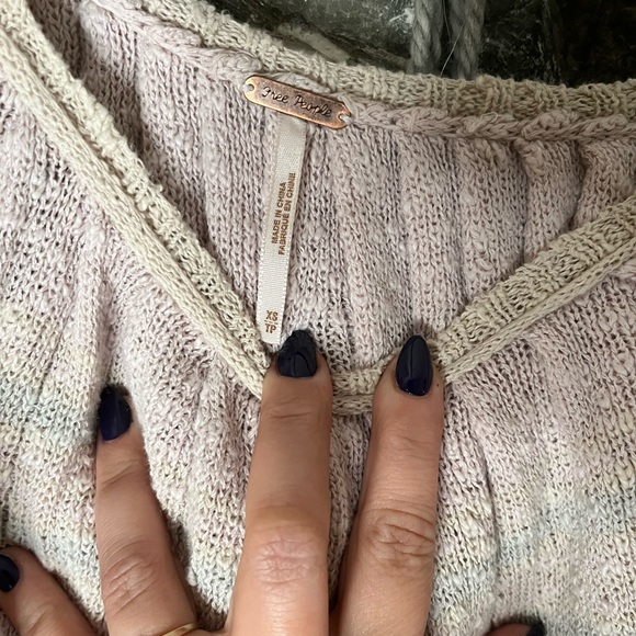 FREE PEOPLE poncho sweater - Picture 5 of 5